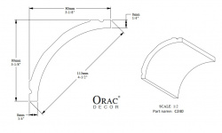 ORAC FLEX КАРНИЗ 80х80х2000 мини 3 3