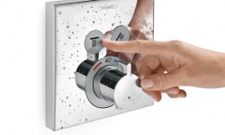 HG ShowerSelect Термостат для двух потребителей, СМ, матовый белый мини 3 4