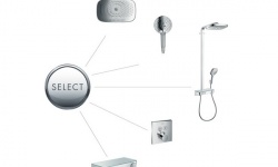 HG ShowerSelect Термостат для двух потребителей, СМ, матовый белый мини 3 2