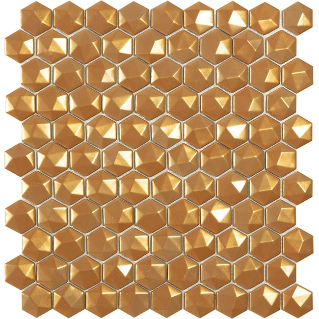 мозаика VIDREPUR MAGIC GOLD HEX (3.5х3.5) 31.7х30.7