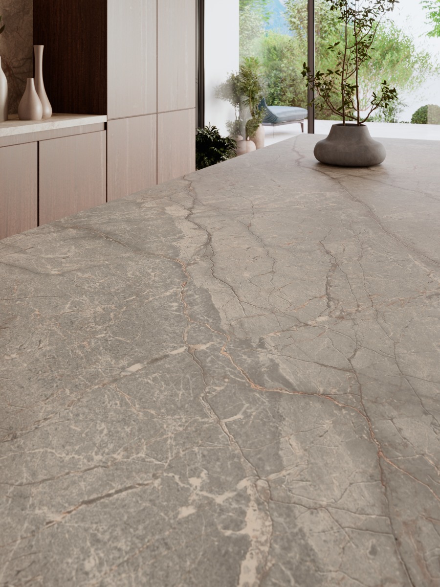 керамогранит GRESPANIA COVERLAM SILVER RIVER GREY 120х278x0.56, фото 3