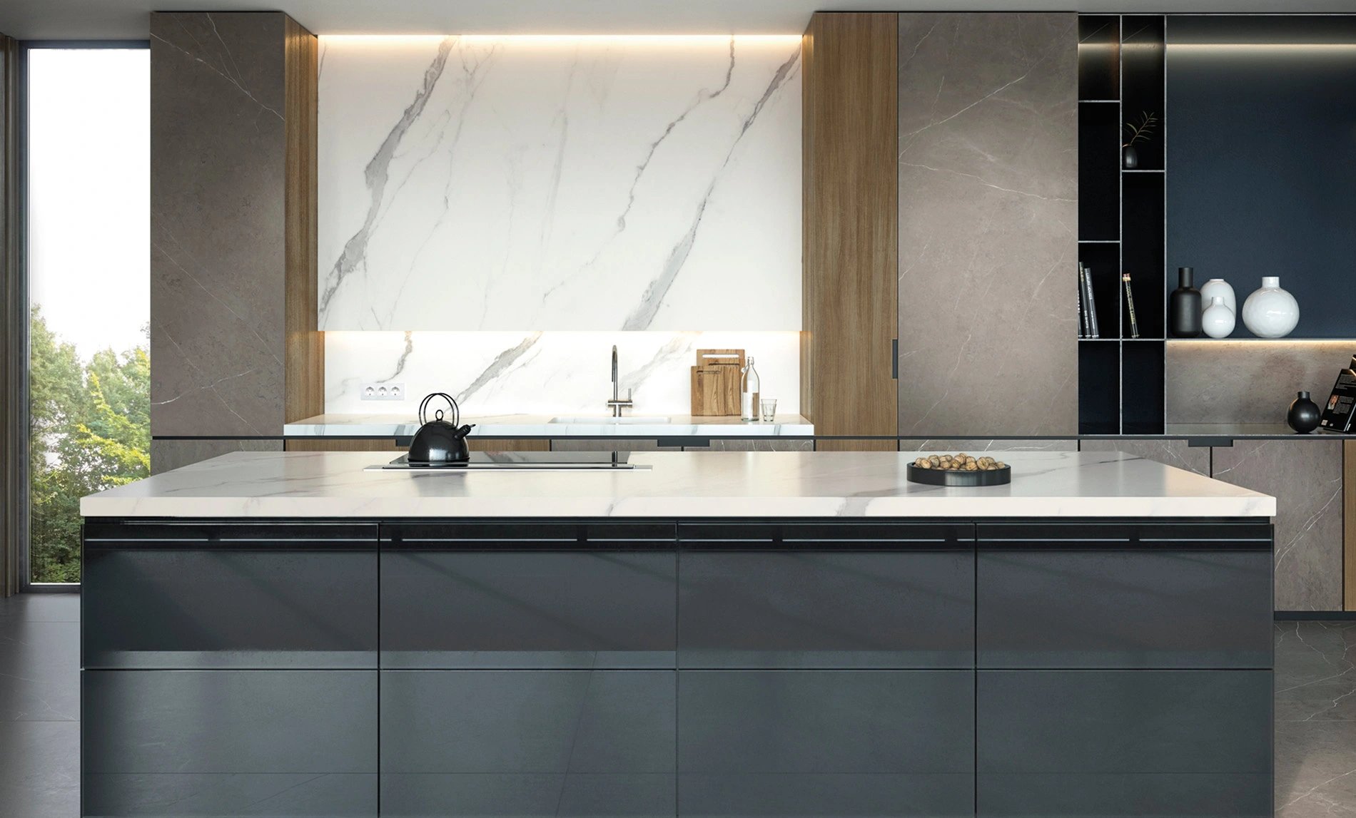 керамогранит Xlight by Porcelanosa PORCELANOSA XLIGHT ARIA WHITE POLISHED 120х120x6 G-2530, фото 3