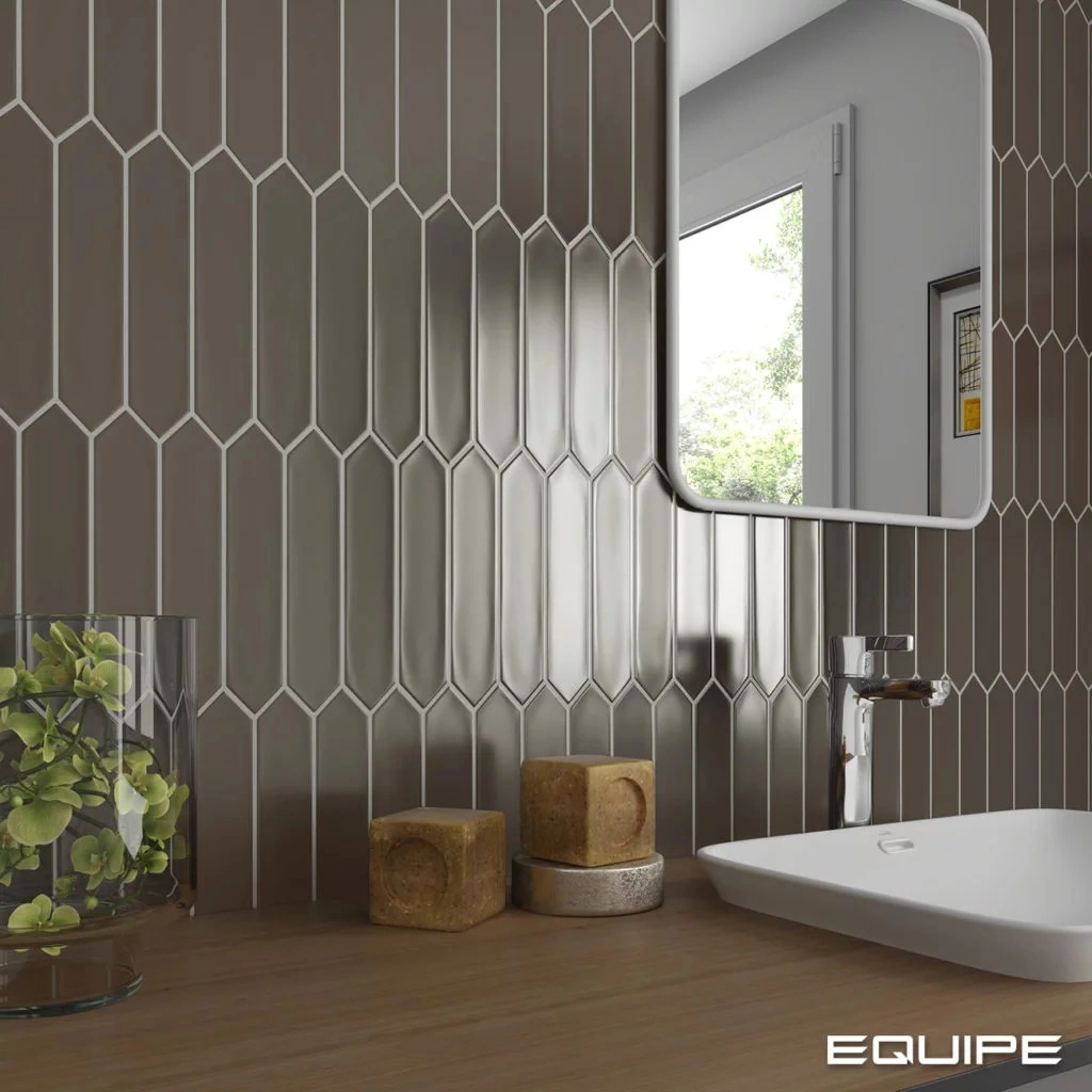 керамическая плитка EQUIPE LANSE SILVER 5х25 EQ-10D, фото 3