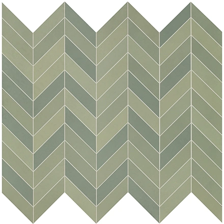 керамогранит MUTINA MEWS GREEN CHEVRON 5.5х19.6