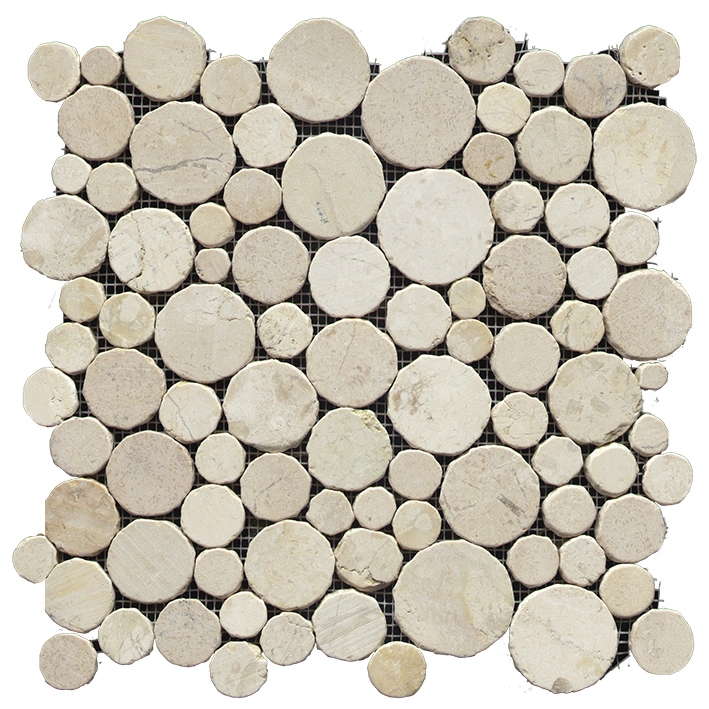мозаика L'Antic Colonial LANTIC PARADISE ROUND STONE BLANCO 31.5x31.5 G-110