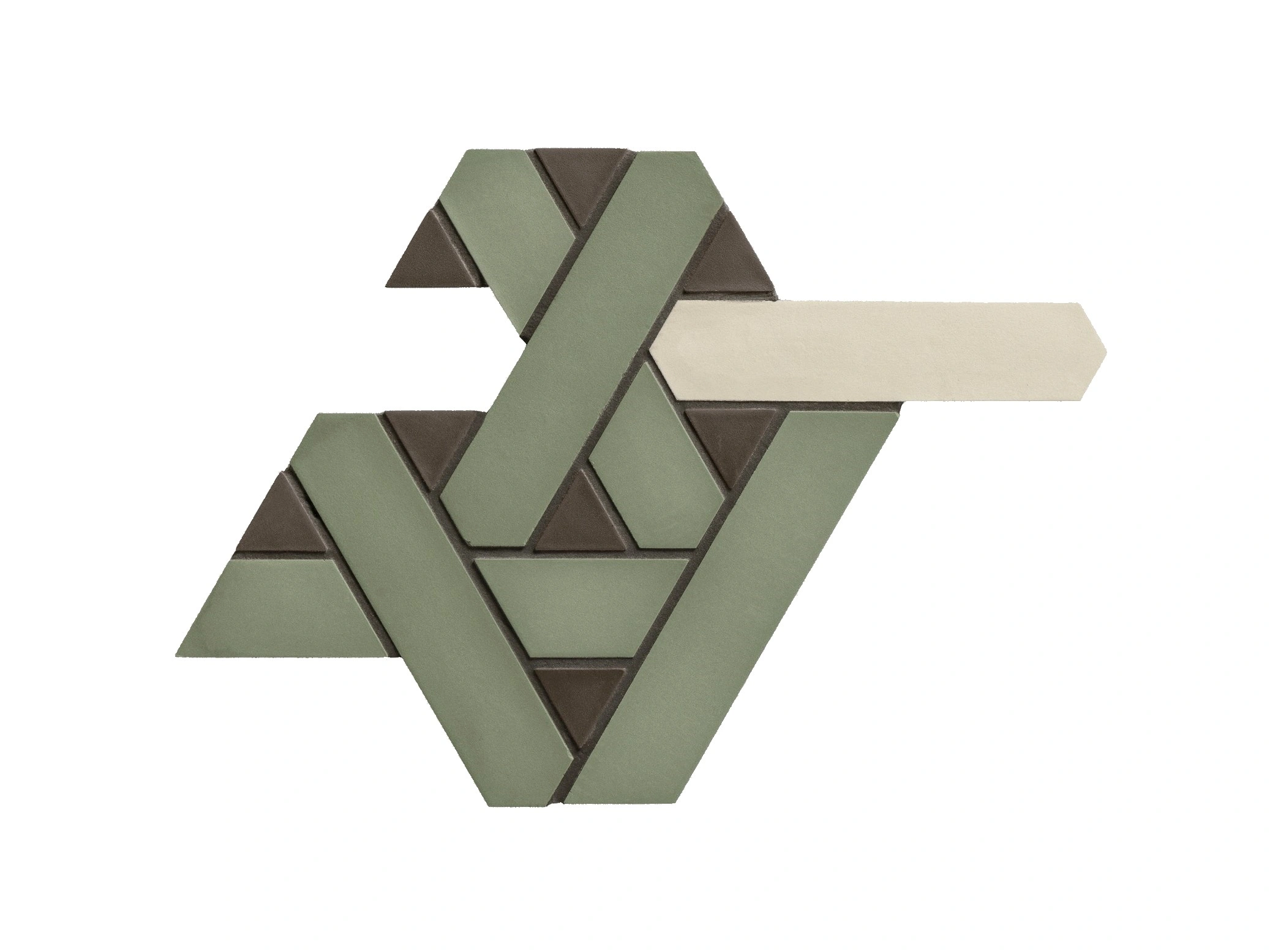 мозаика MUTINA WEAVING TRIO G SAN JIAO 42.9х30.3