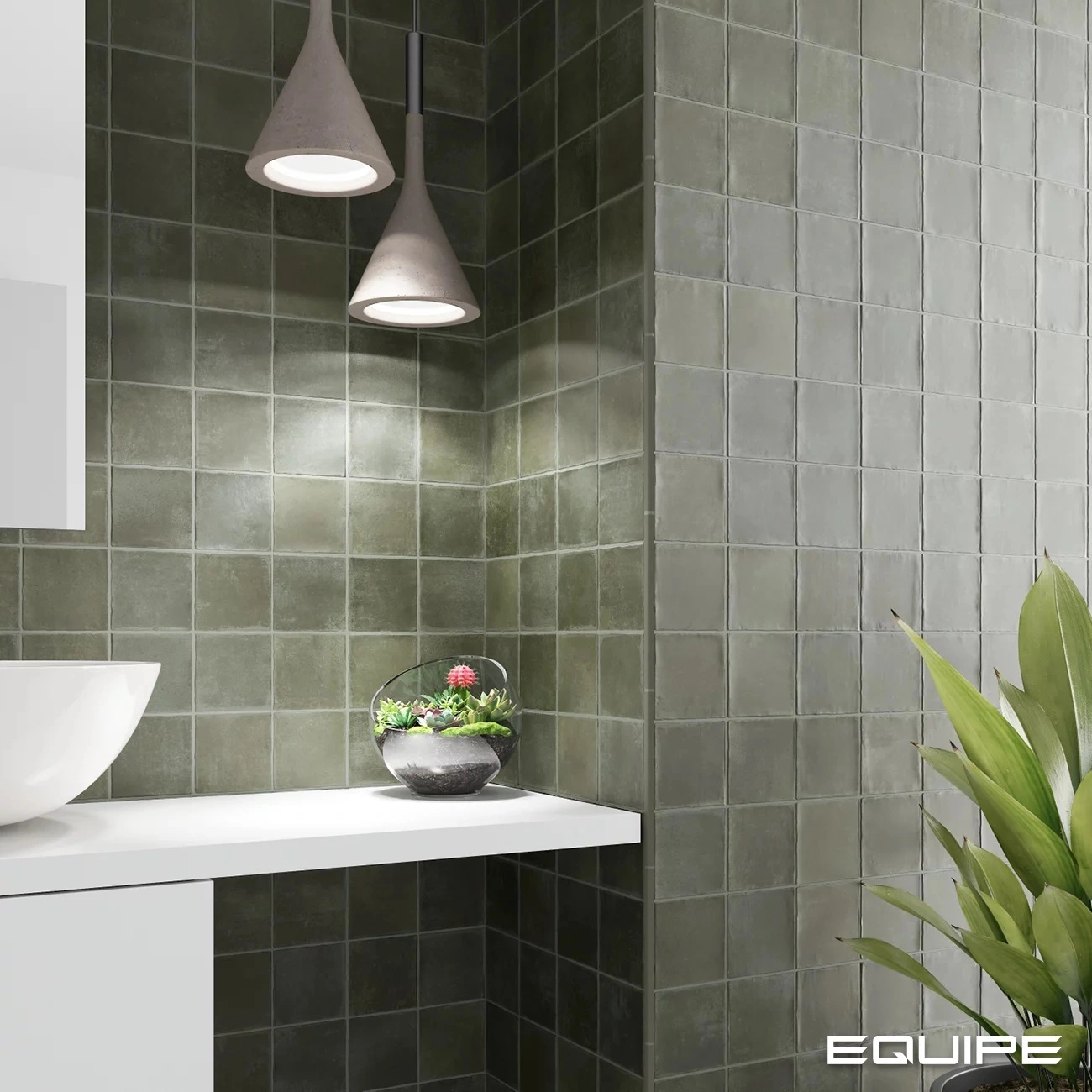 керамогранит EQUIPE ARGILE KHAKI 10х10 EQ-4, фото 3