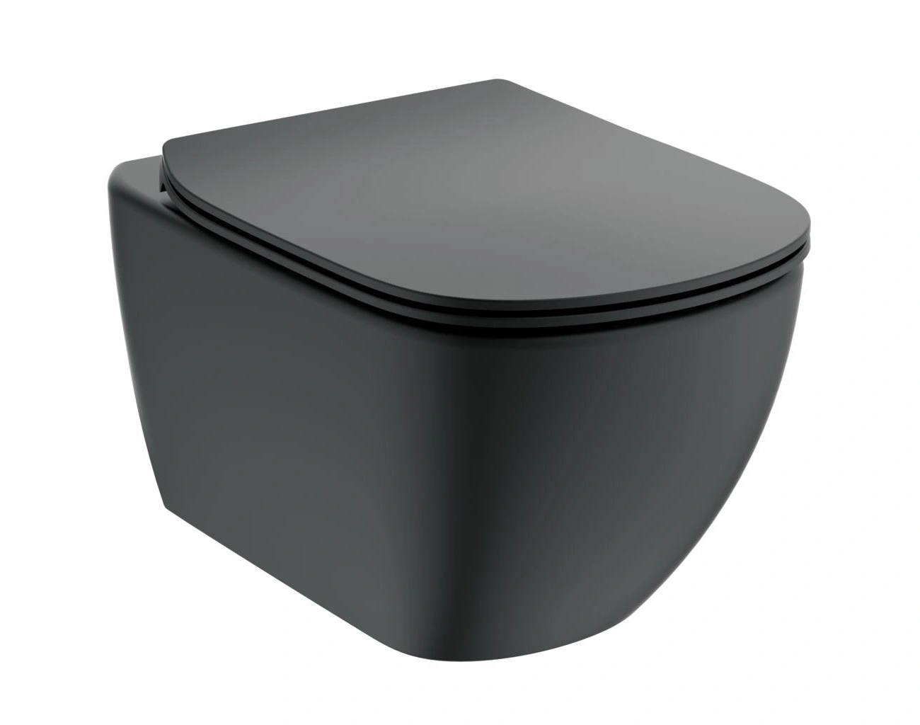 Ideal Standard IS TESI AquaBlade Унитаз подвесной, Silk Black