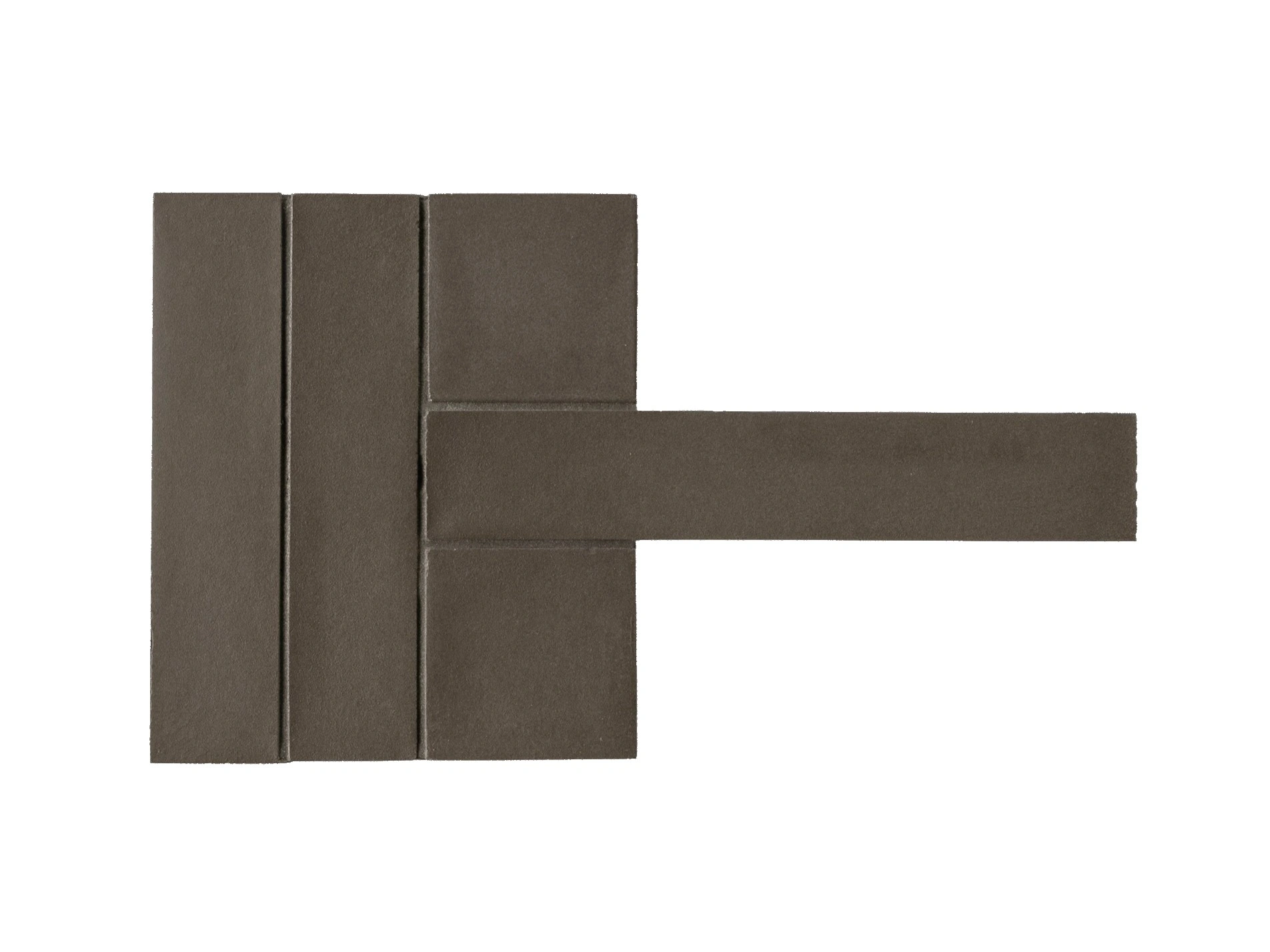 мозаика MUTINA WEAVING BLACK SI FANG 35.7х20.3