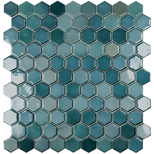 мозаика VIDREPUR LUX GREEN HEX (3.5х3.5) 31.7х30.7