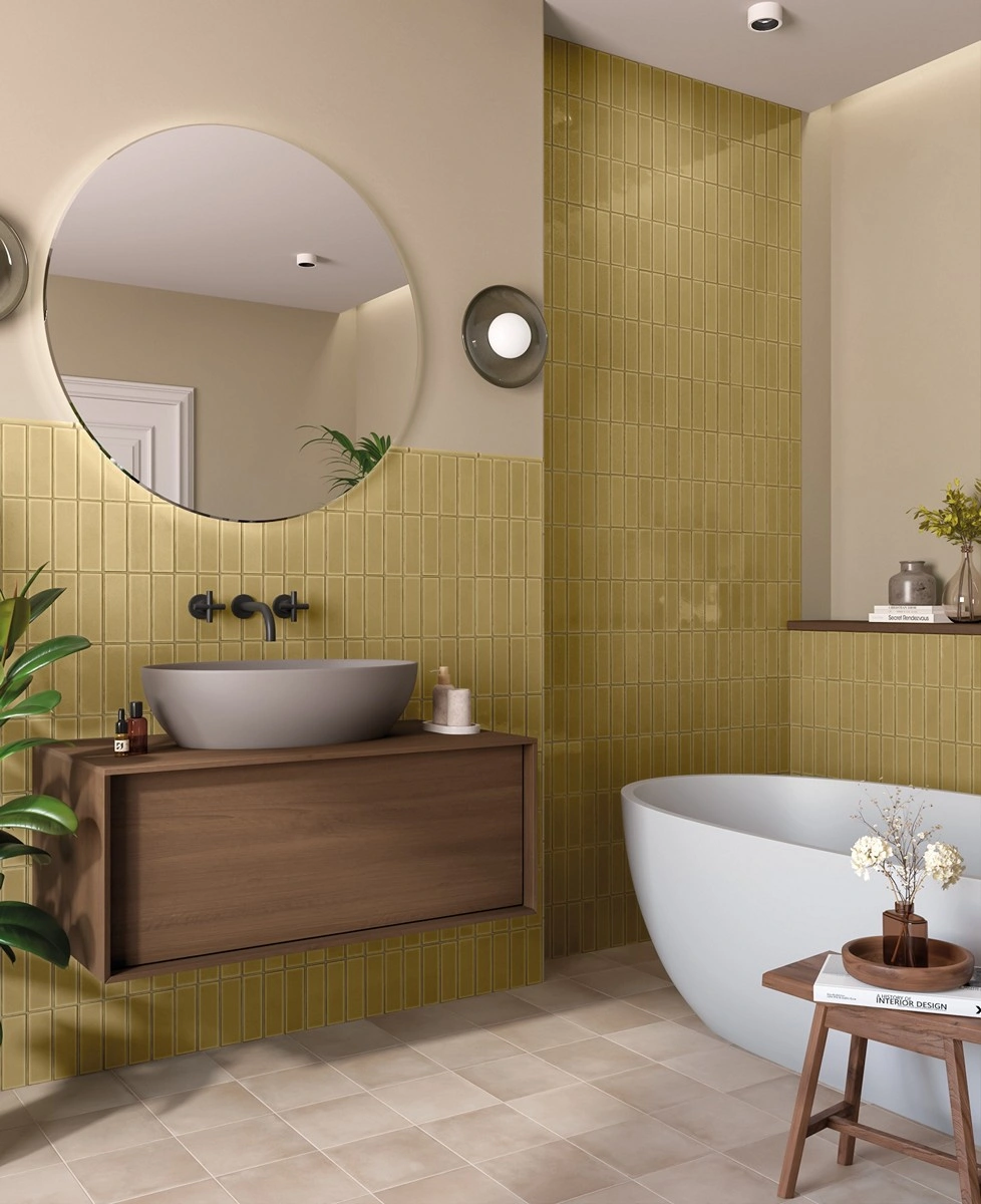 керамогранит EQUIPE NARA LICHEN GREEN 5х15 EQ-10D, фото 4