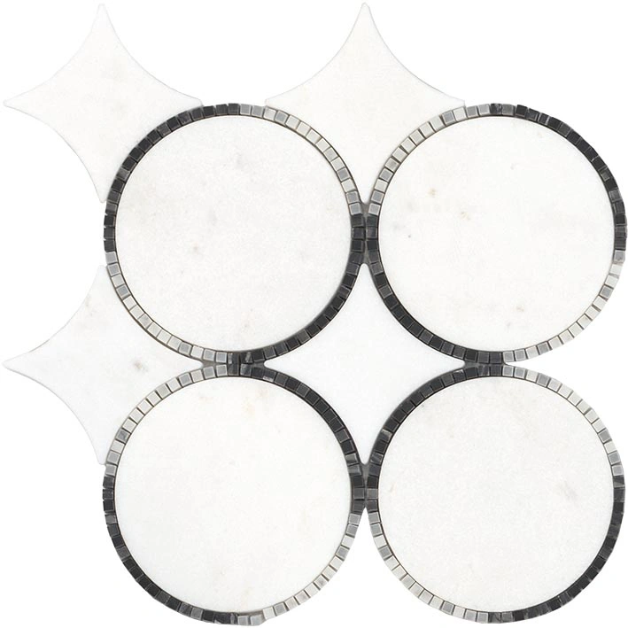 мозаика L'Antic Colonial LANTIC TEMPO CIRCLE WHITE 29.9х29.9 G-146