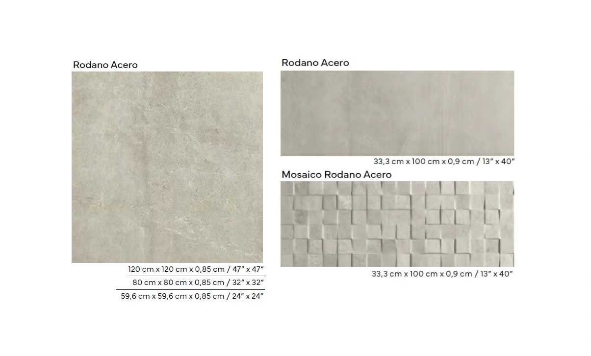 керамическая плитка PORCELANOSA RODANO MOSAICO ACERO 33.3х100 G-271, фото 2