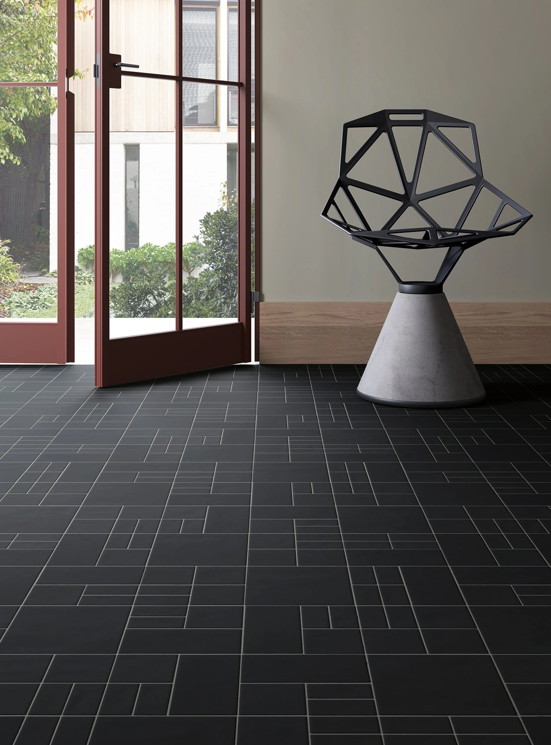 керамическая плитка MUTINA DIN BLACK MATT 15х15, фото 3