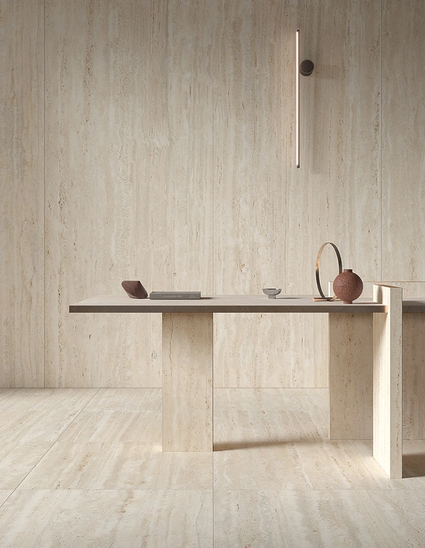 керамогранит ELYSIAN MIRAGE TRAVERTINO LIGHT EY 07 SP SQ 120х278x0.6, фото 3