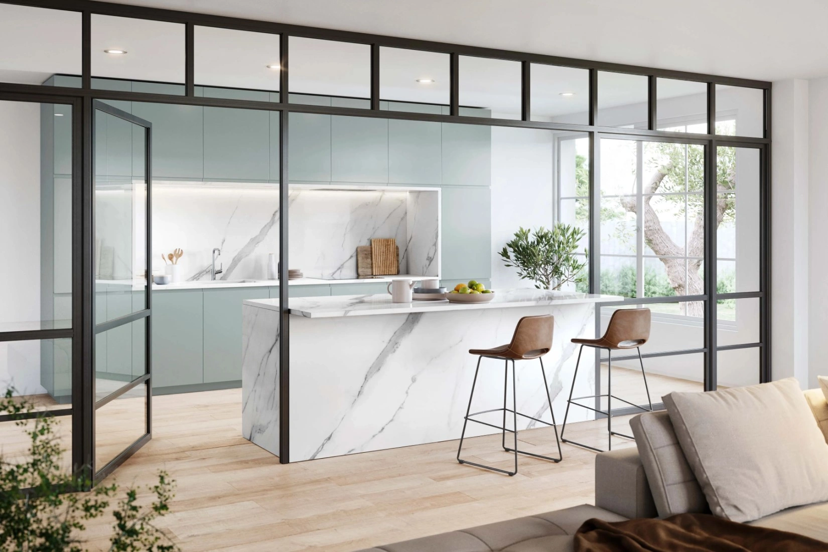 керамогранит Xlight by Porcelanosa PORCELANOSA XLIGHT ARIA WHITE NATURE 120х270 G-2501, фото 6
