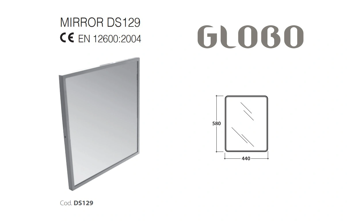 GLOBO Зеркало 580x440 см для людей с ограниченными возможностями, фото 4