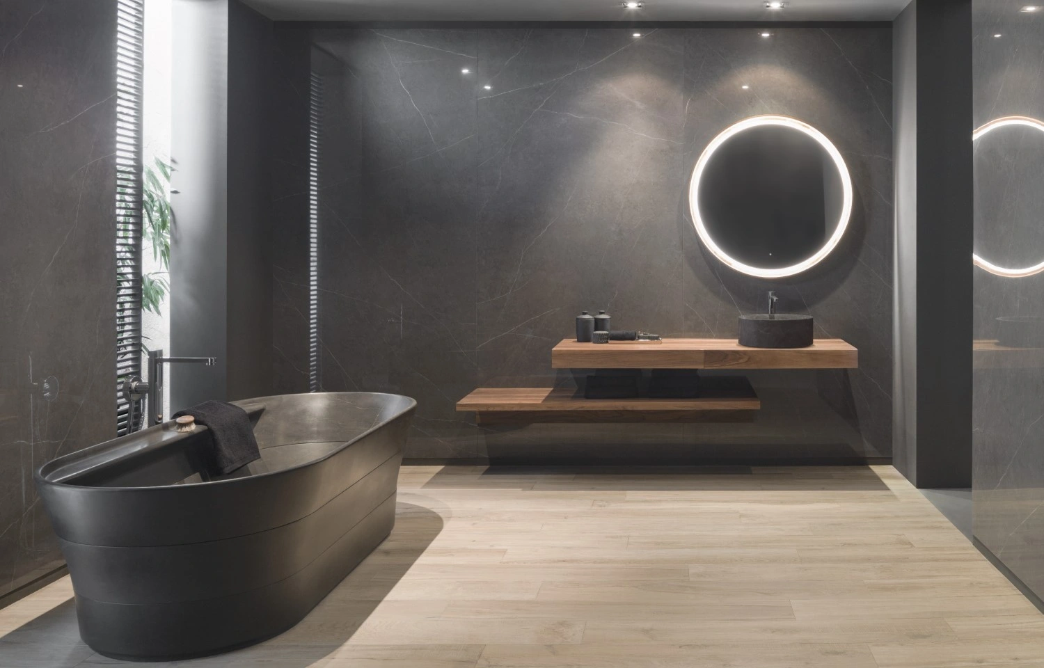 керамогранит Xlight by Porcelanosa PORCELANOSA XLIGHT LIEM GREY 05 POLISHED 120х270 G-2704, фото 3