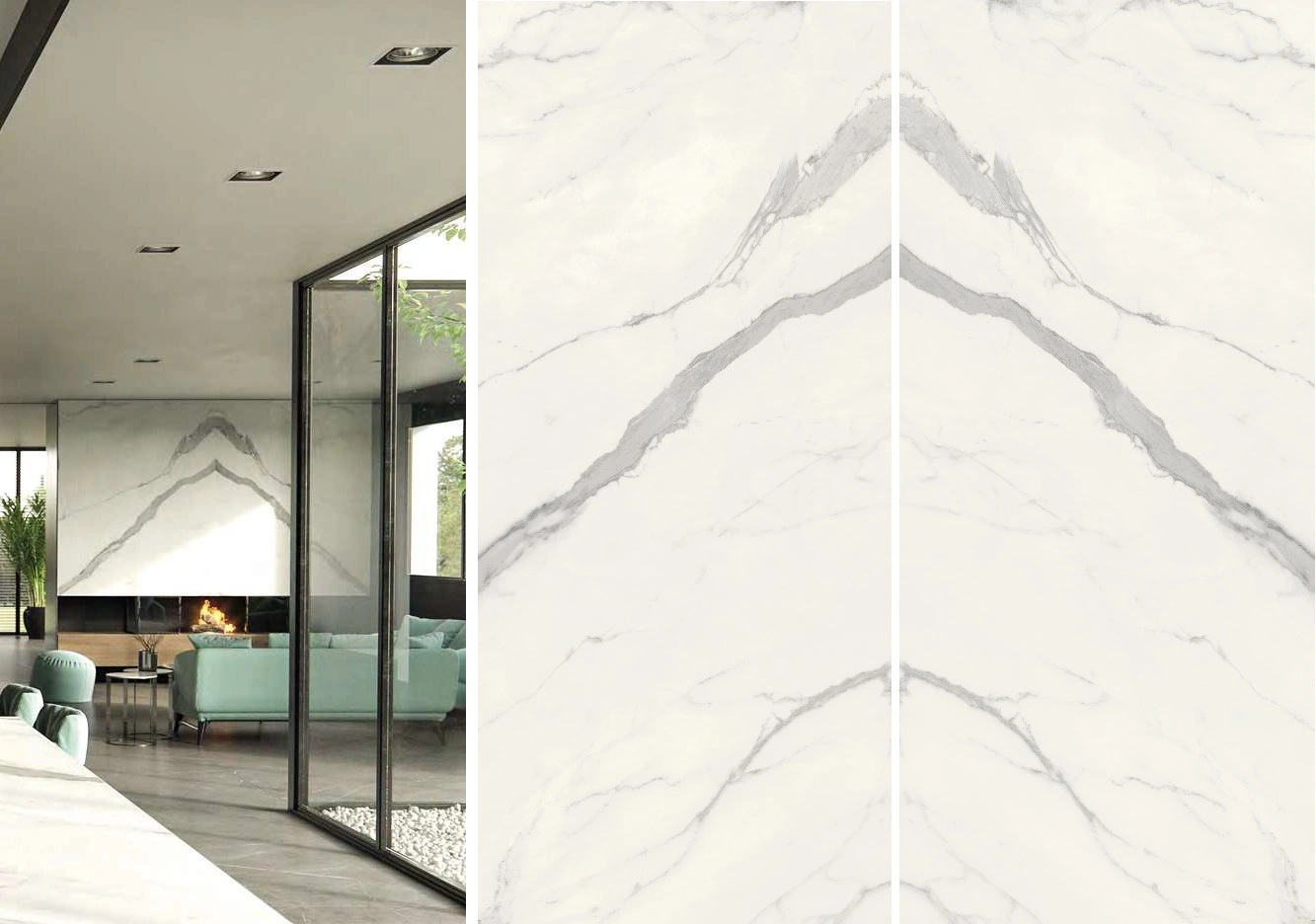 керамогранит Xlight by Porcelanosa PORCELANOSA XLIGHT ARIA WHITE POLISHED B 120х270 G-2504, фото 2