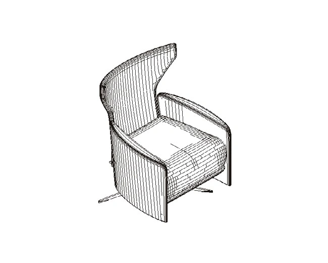 GAMADECOR WINGS S2 Кресло поворотное H109x94х79 см, Спецзаказ!, фото 7