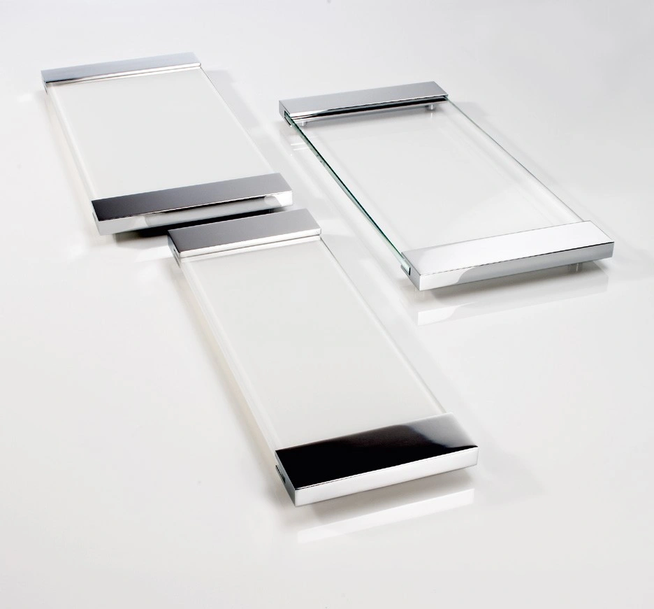 аксессуары Decor Walther DW TAB 34 Лоток, 1,5x34x12 см, Золото/Прозрачное стекло, фото 3