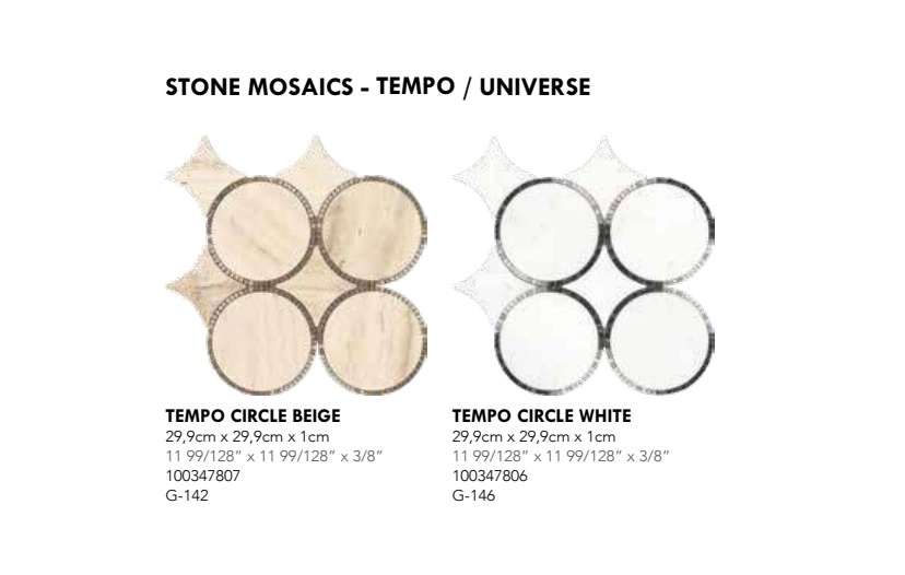 мозаика L'Antic Colonial LANTIC TEMPO CIRCLE BEIGE 29.9х29.9 G-142, фото 6