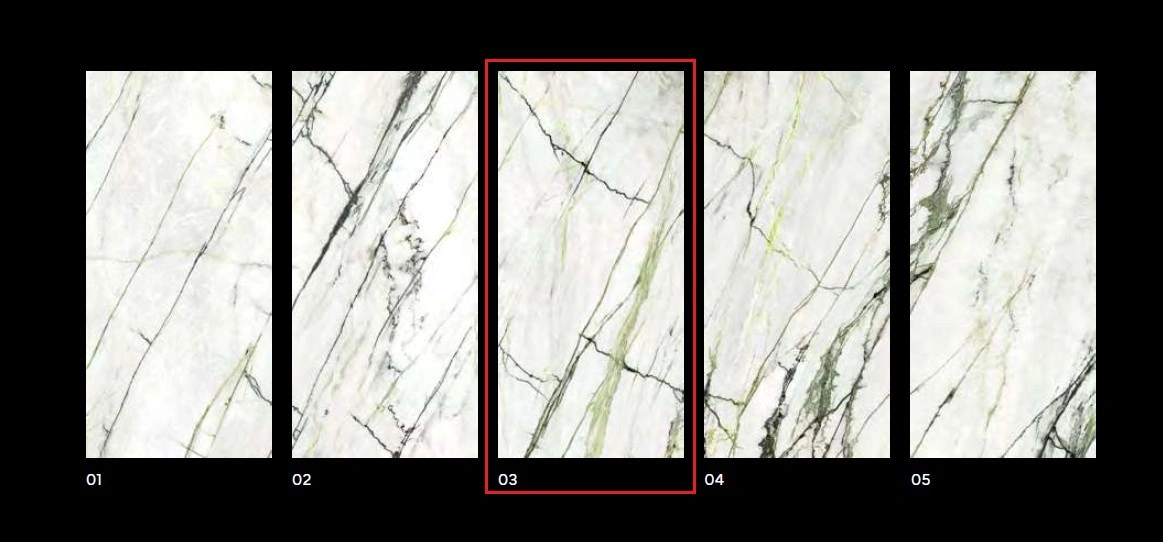 керамогранит Xlight by Porcelanosa PORCELANOSA XLIGHT CALACATTA GREEN 03 POLISHED 120х270 G-2705, фото 5