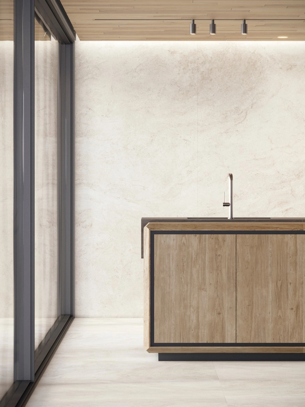 керамогранит Xlight by Porcelanosa PORCELANOSA XLIGHT TOSCANO BONE 120х120 G-2538, фото 4