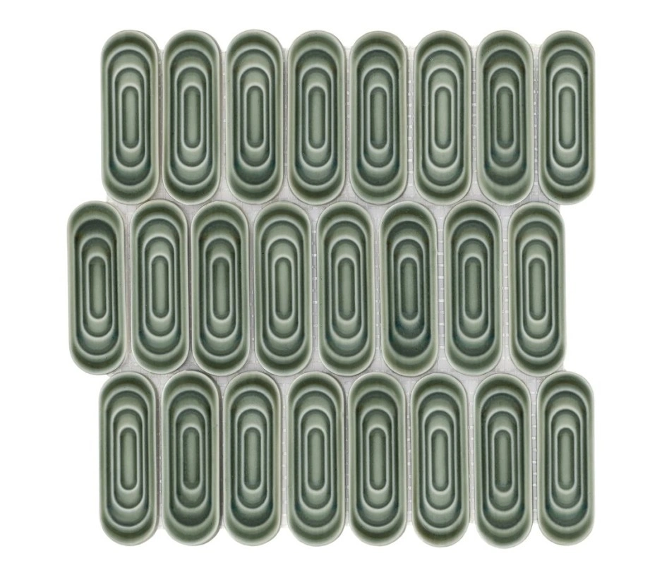мозаика L'Antic Colonial LANTIC OVAL GREEN 25.6х26.5
