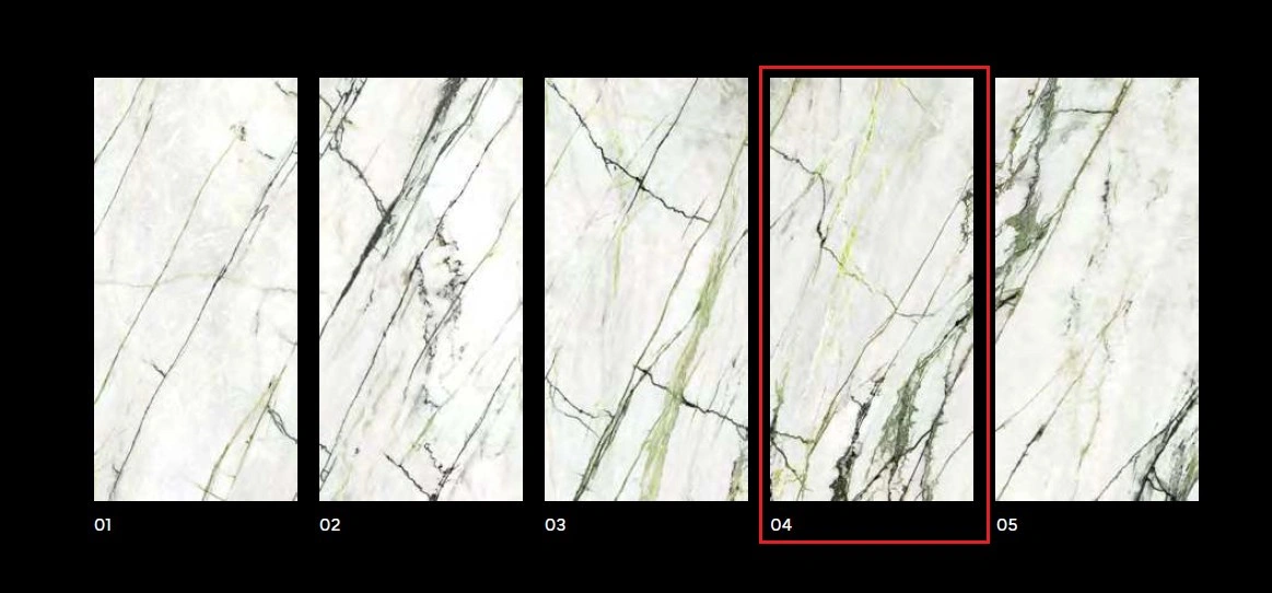 керамогранит Xlight by Porcelanosa PORCELANOSA XLIGHT CALACATTA GREEN 04 POLISHED 120х270 G-2705, фото 5