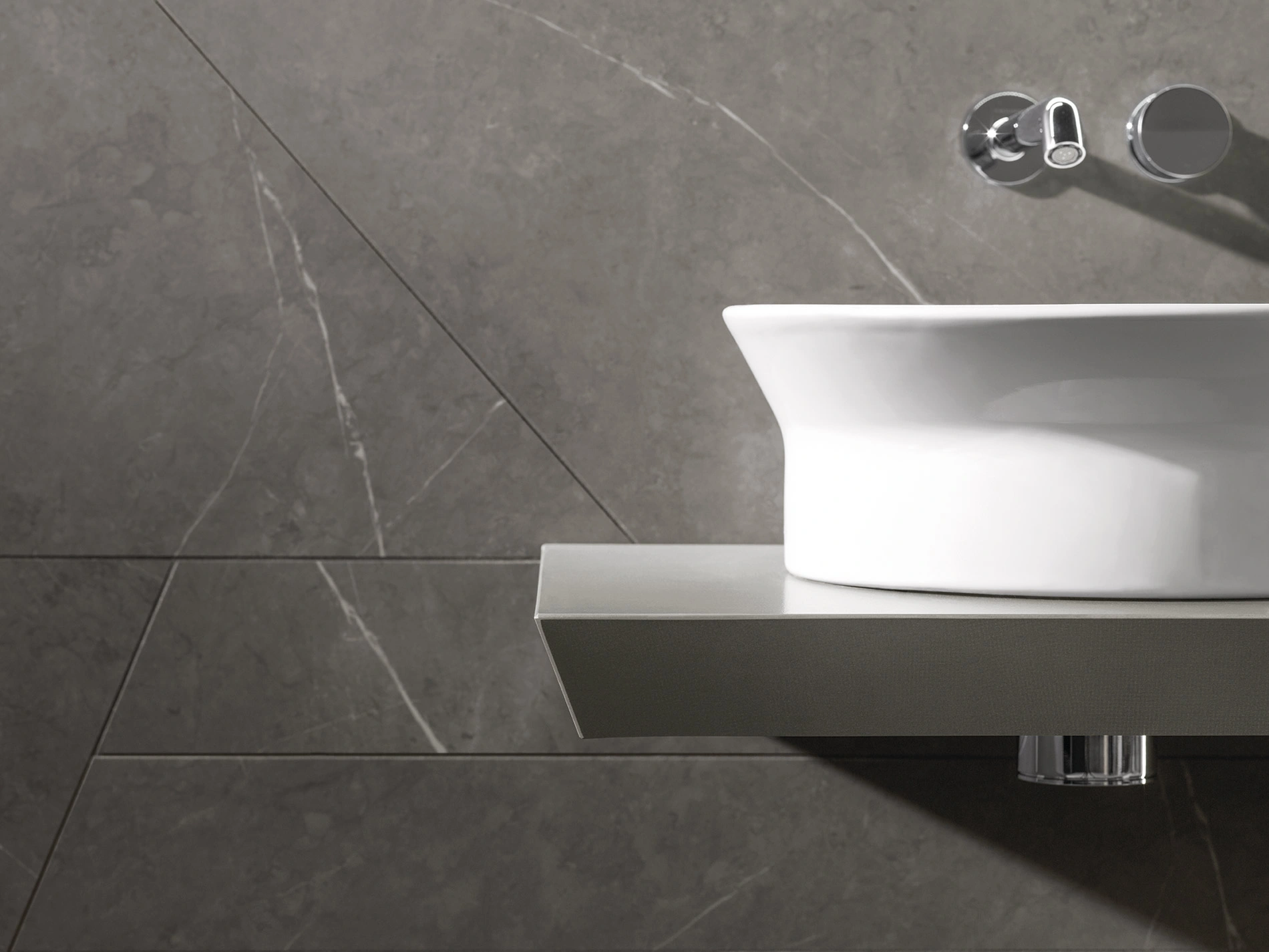 керамогранит Xlight by Porcelanosa PORCELANOSA XLIGHT LIEM GREY POLISHED 120х120x6 G-2530, фото 3
