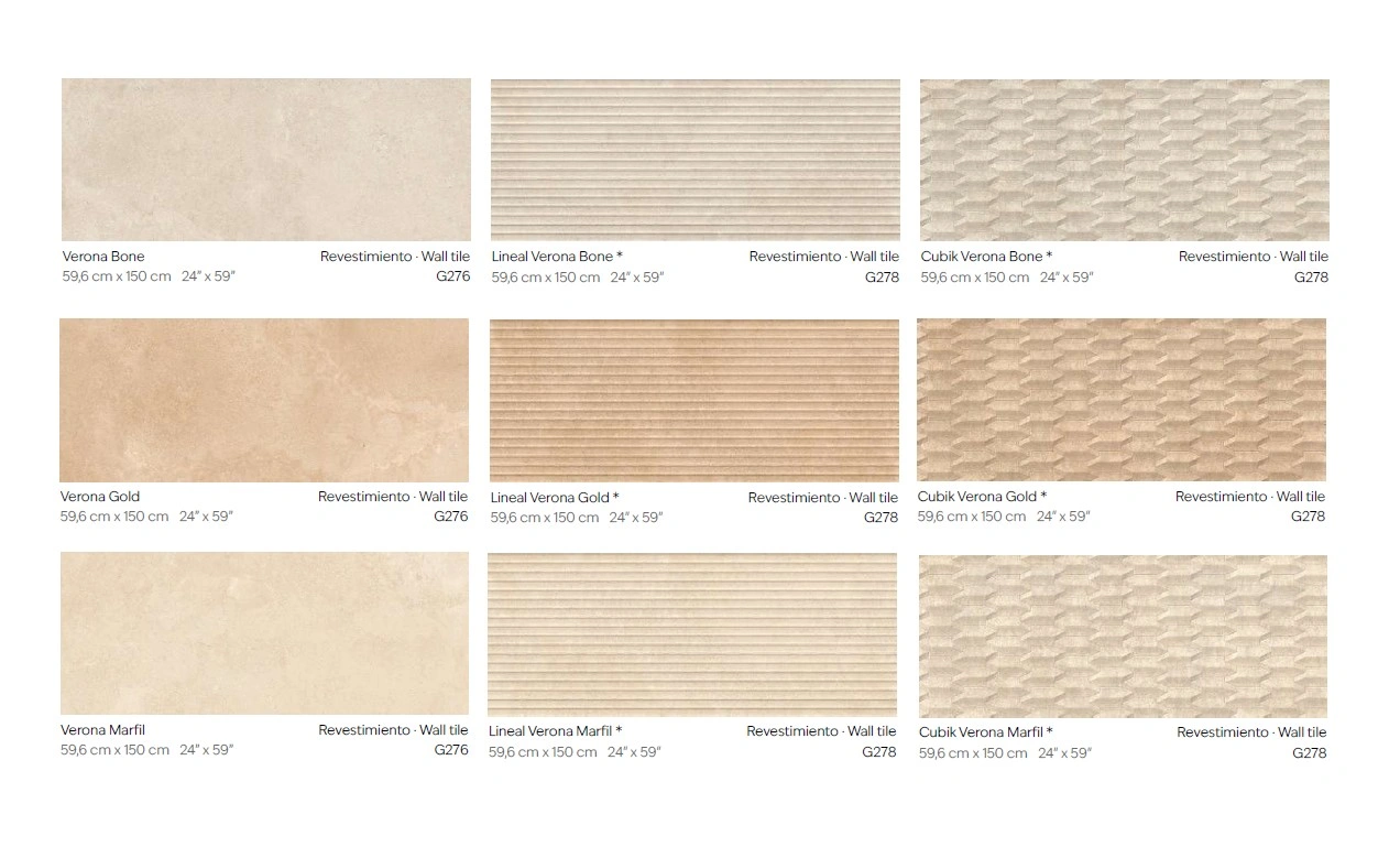 керамическая плитка PORCELANOSA VERONA BONE LINEAL 59.6х150 G-278, фото 4