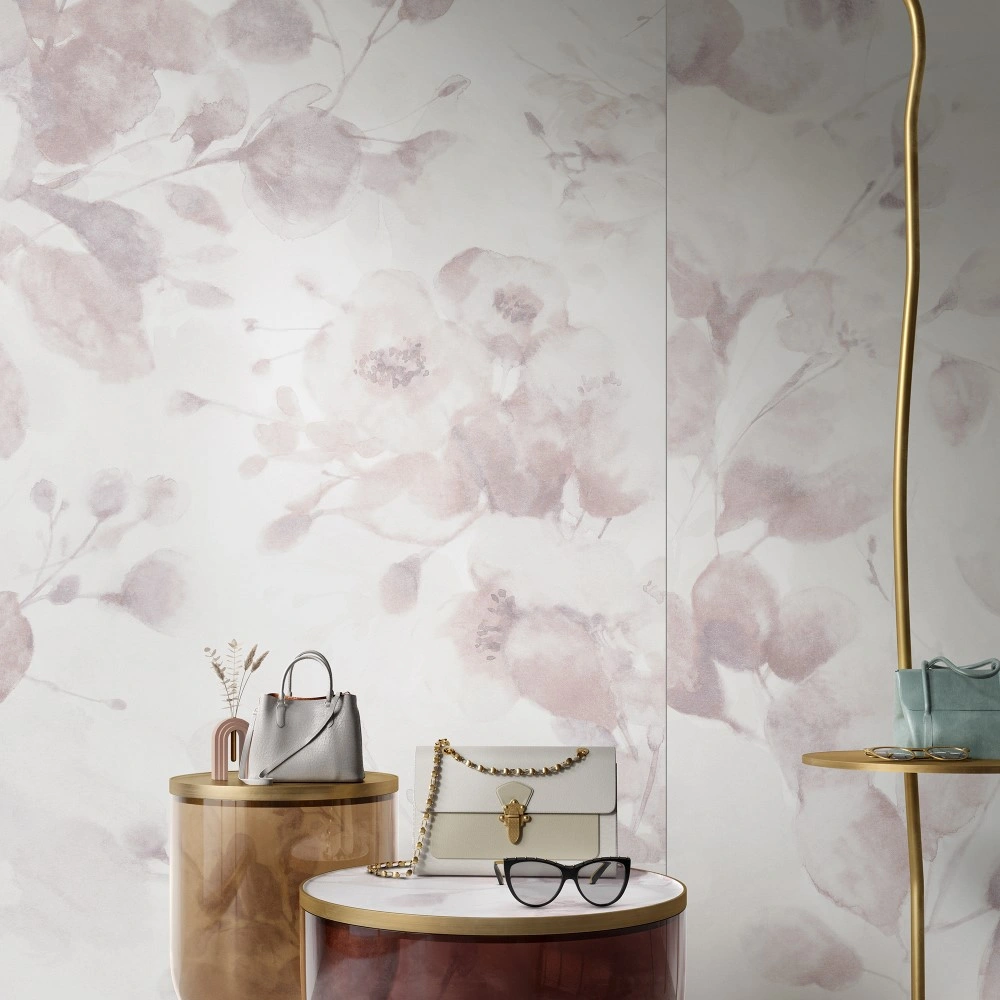 керамогранит PAPIER MIRAGE AQUARELLE ROSE SP SQ 120х278х0.6, фото 2
