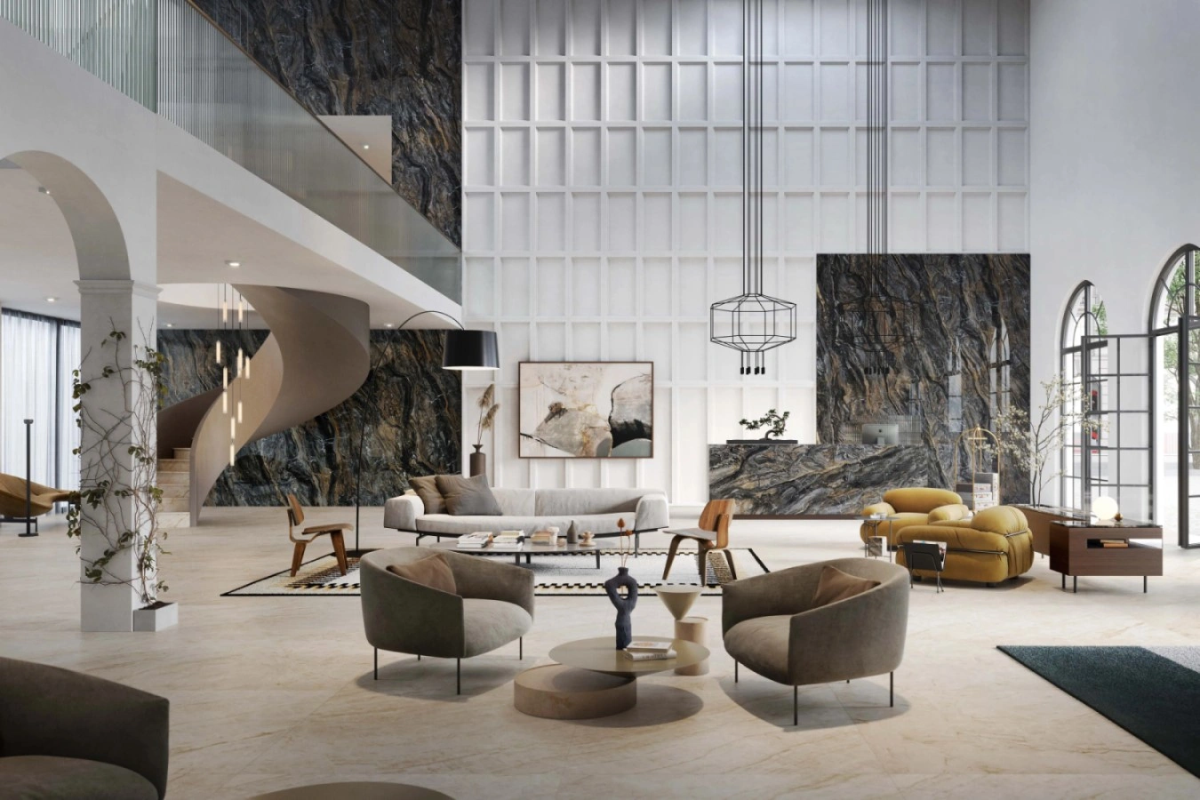 керамогранит Xlight by Porcelanosa PORCELANOSA XLIGHT OROBICO DARK POLISHED 120х270 G-2505, фото 5
