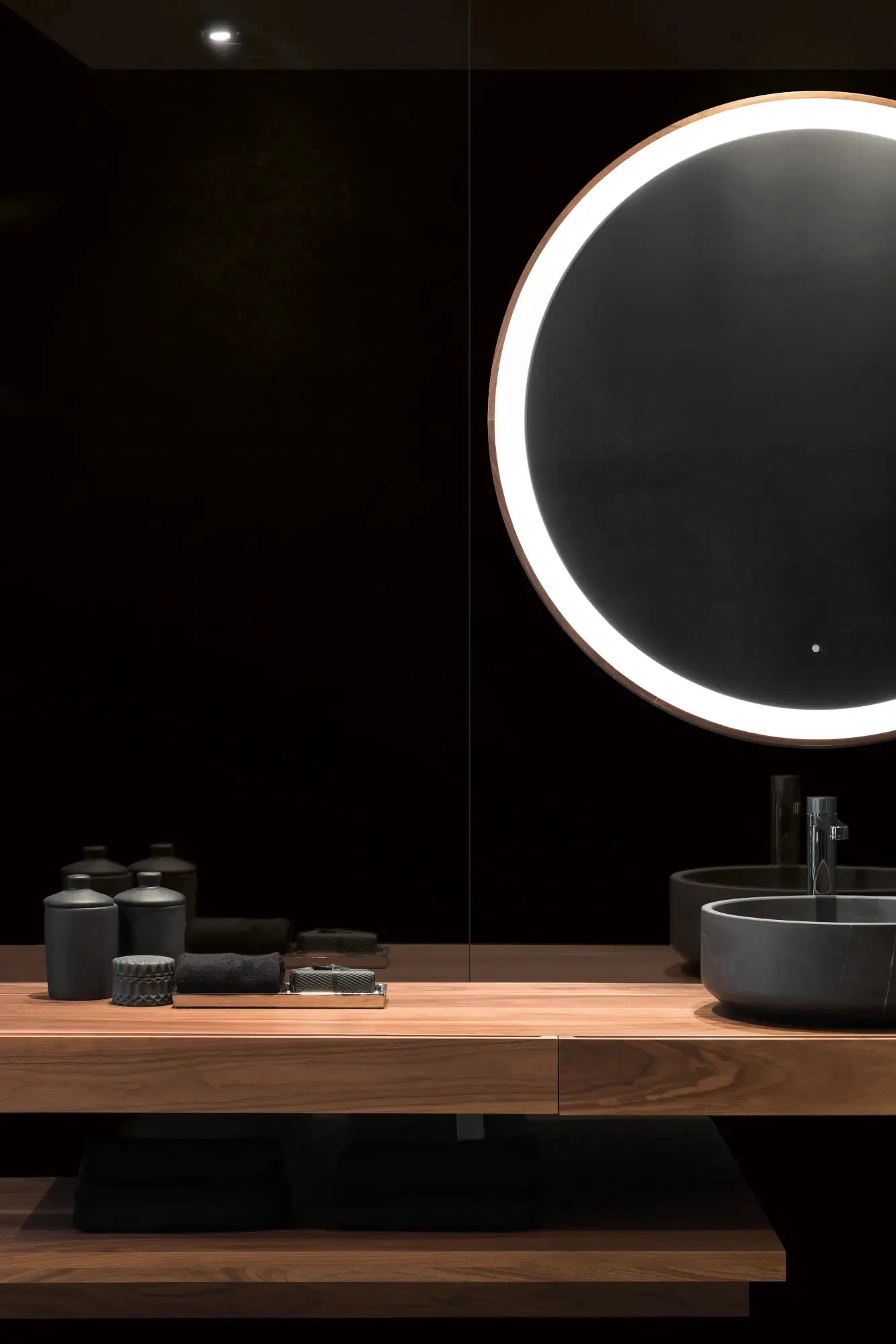 керамогранит Xtone by Porcelanosa PORCELANOSA XTONE SOLO BLACK POLISHED 160х320x0.6 G-1056, фото 2