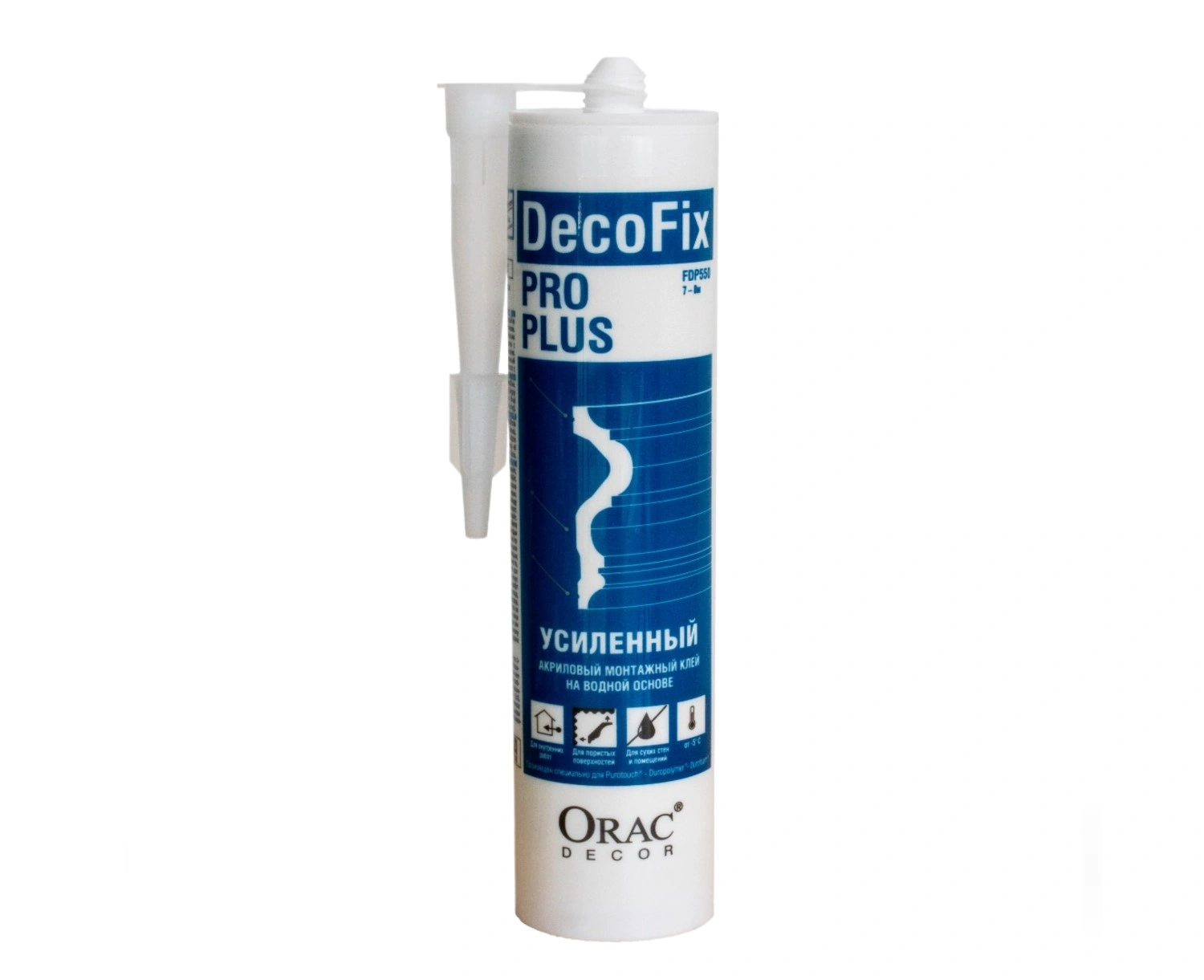 строительная химия ORAC DECOFIX PRO PLUS Клей монтажный 310 мл