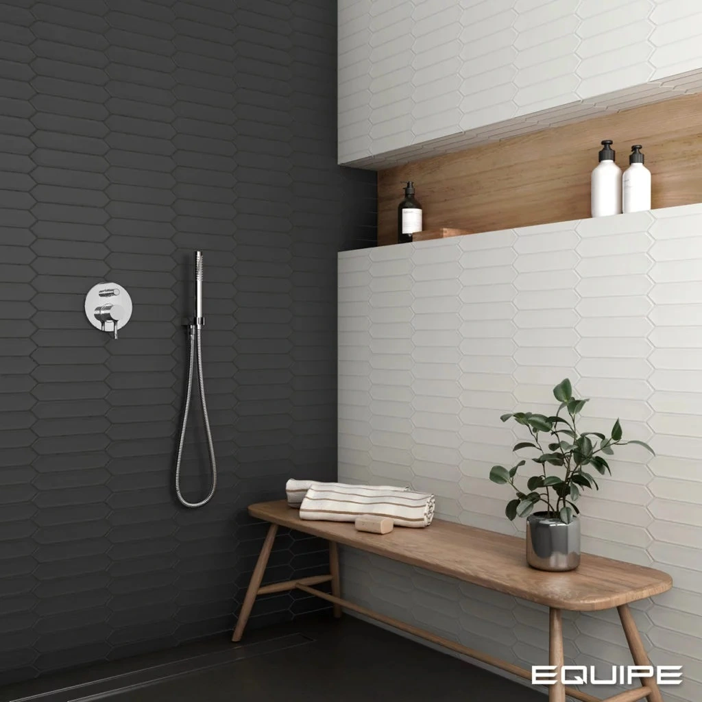 керамическая плитка EQUIPE LANSE BLACK 5х25 EQ-4, фото 4
