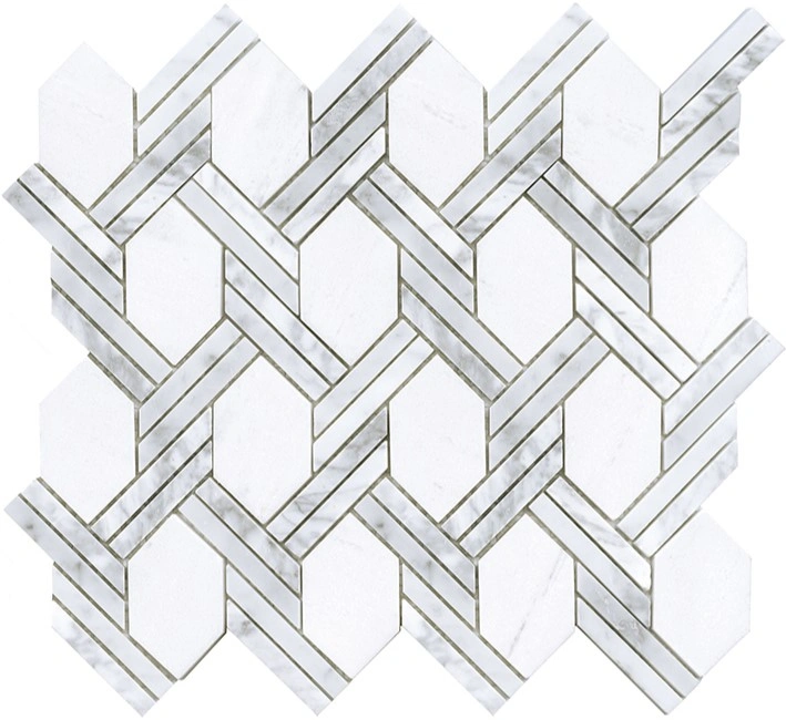 мозаика L'Antic Colonial LANTIC ESSENTIAL NET CARRARA 29.6x32.7x0.8 G-140