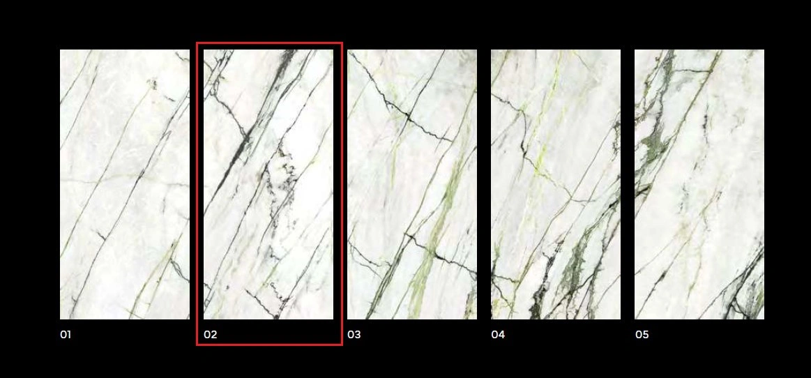 керамогранит Xlight by Porcelanosa PORCELANOSA XLIGHT CALACATTA GREEN 02 POLISHED 120х270 G-2705, фото 5