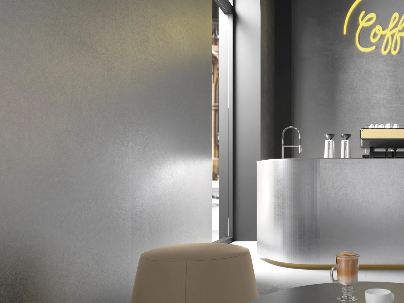 керамогранит Xtone by Porcelanosa PORCELANOSA XTONE TITANIUM LAP 160х320x0.6 G-1054, фото 3