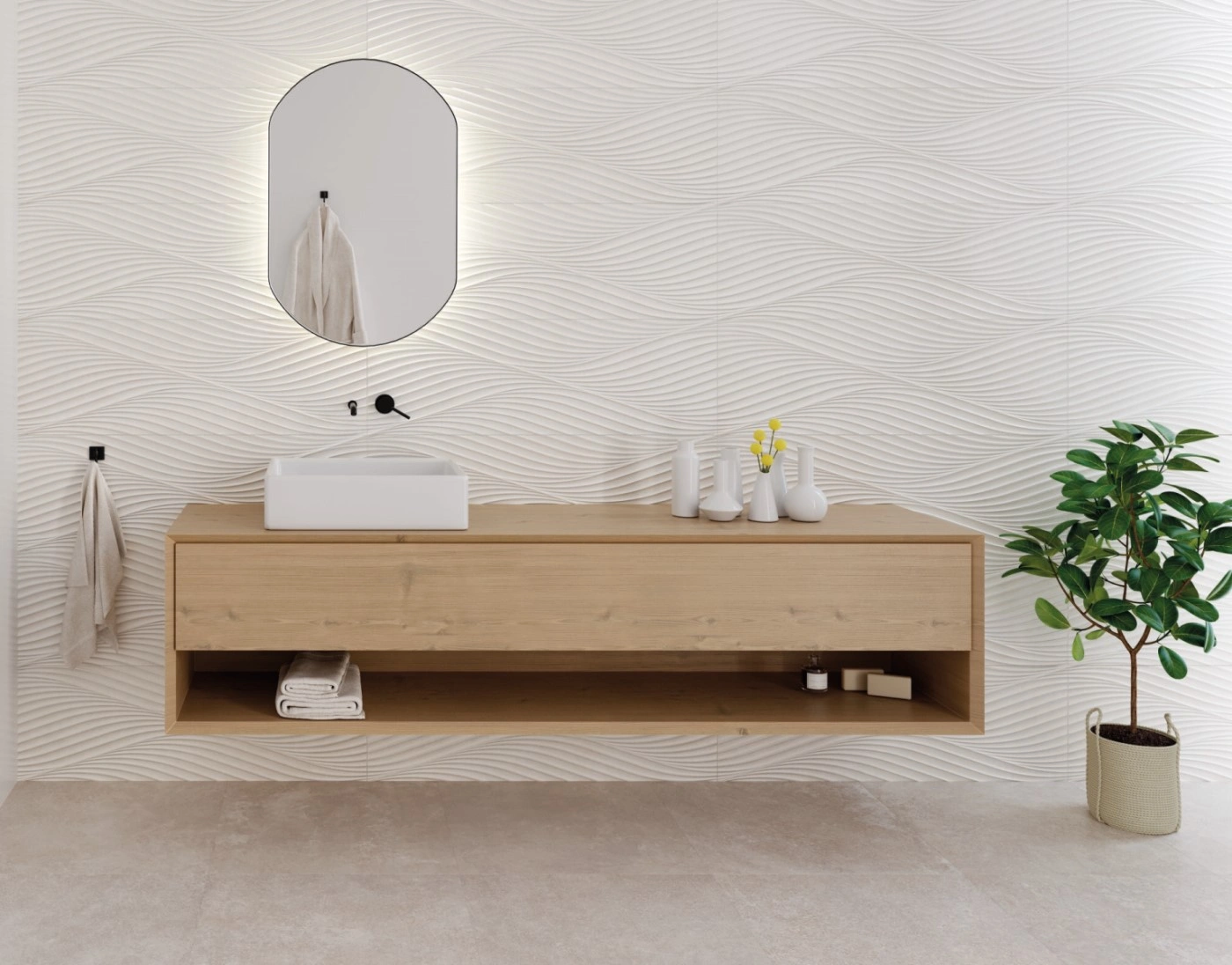 керамическая плитка PERONDA DONNA SAND DECOR 33.3х100x0.86 BN-66, фото 3