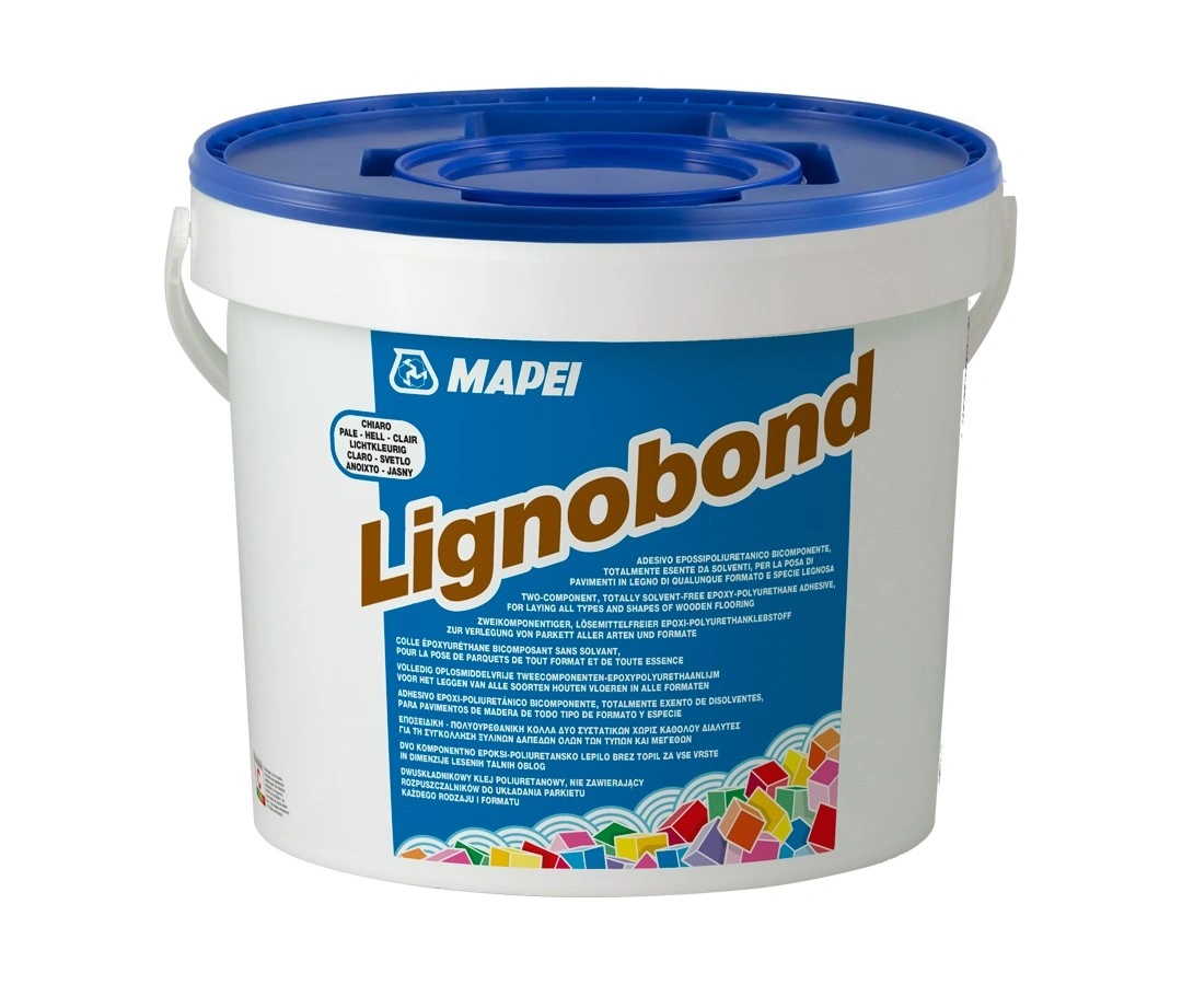 строительная химия MAPEI LIGNOBOND CHIARO 2-х компонентный полиуретановый клей (светлый, 10 кг)