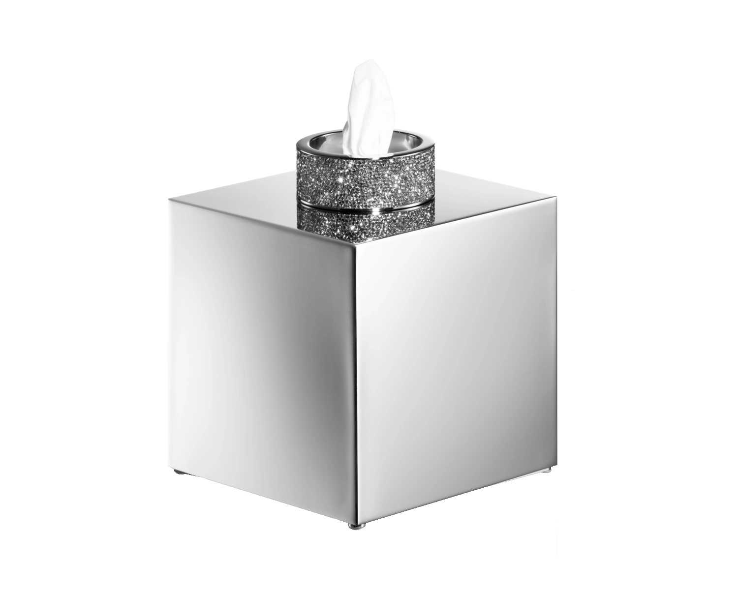 аксессуары Decor Walther DW ROCKS KB Салфетница, 15.6x13x13 см, хром