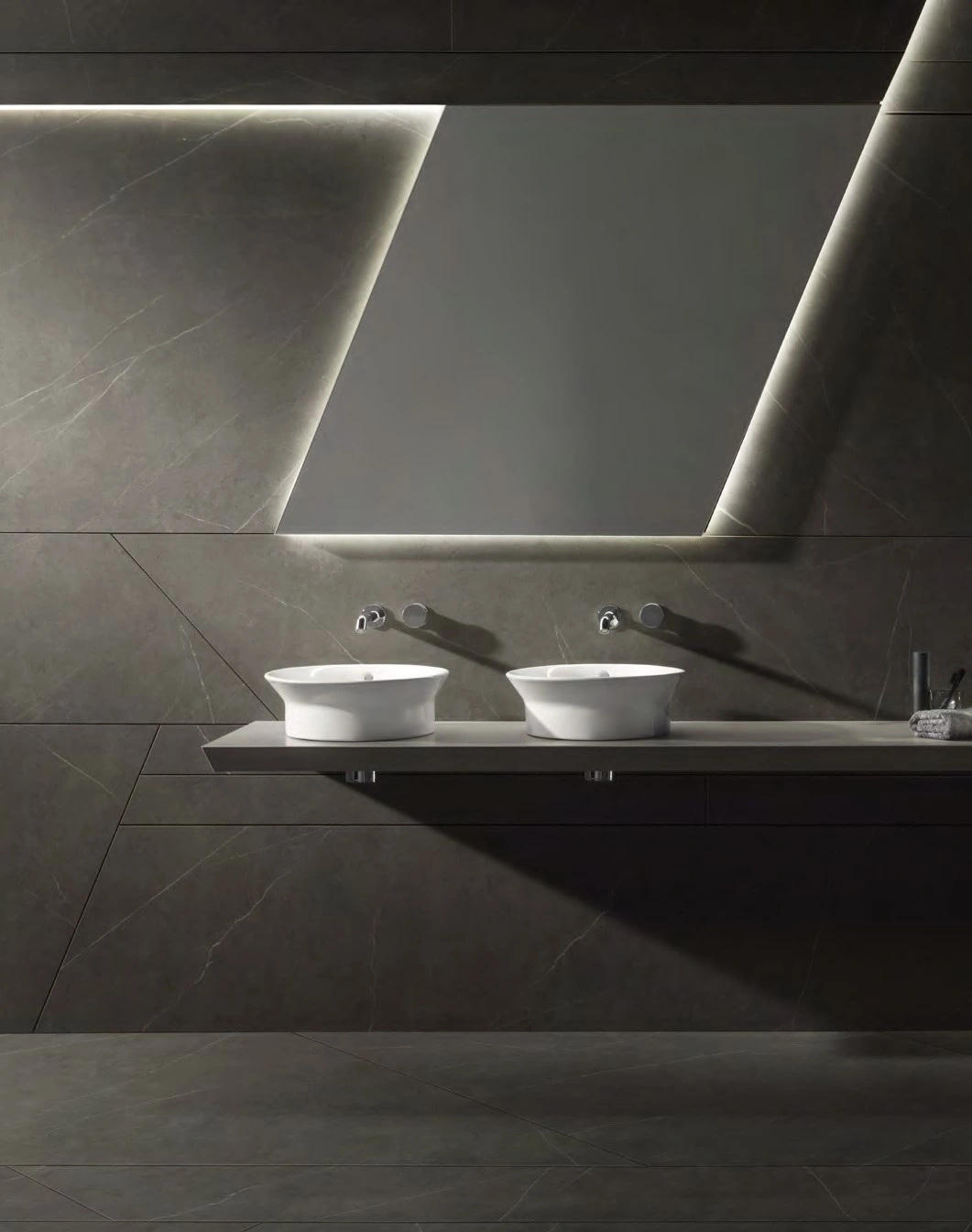 керамогранит Xlight by Porcelanosa PORCELANOSA XLIGHT LIEM GREY POLISHED 120х270 G-2504, фото 6