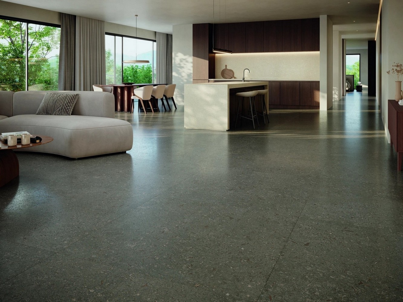 керамогранит GRESPANIA VICENZA ANTICA BROWN SEDA 120х120, фото 2