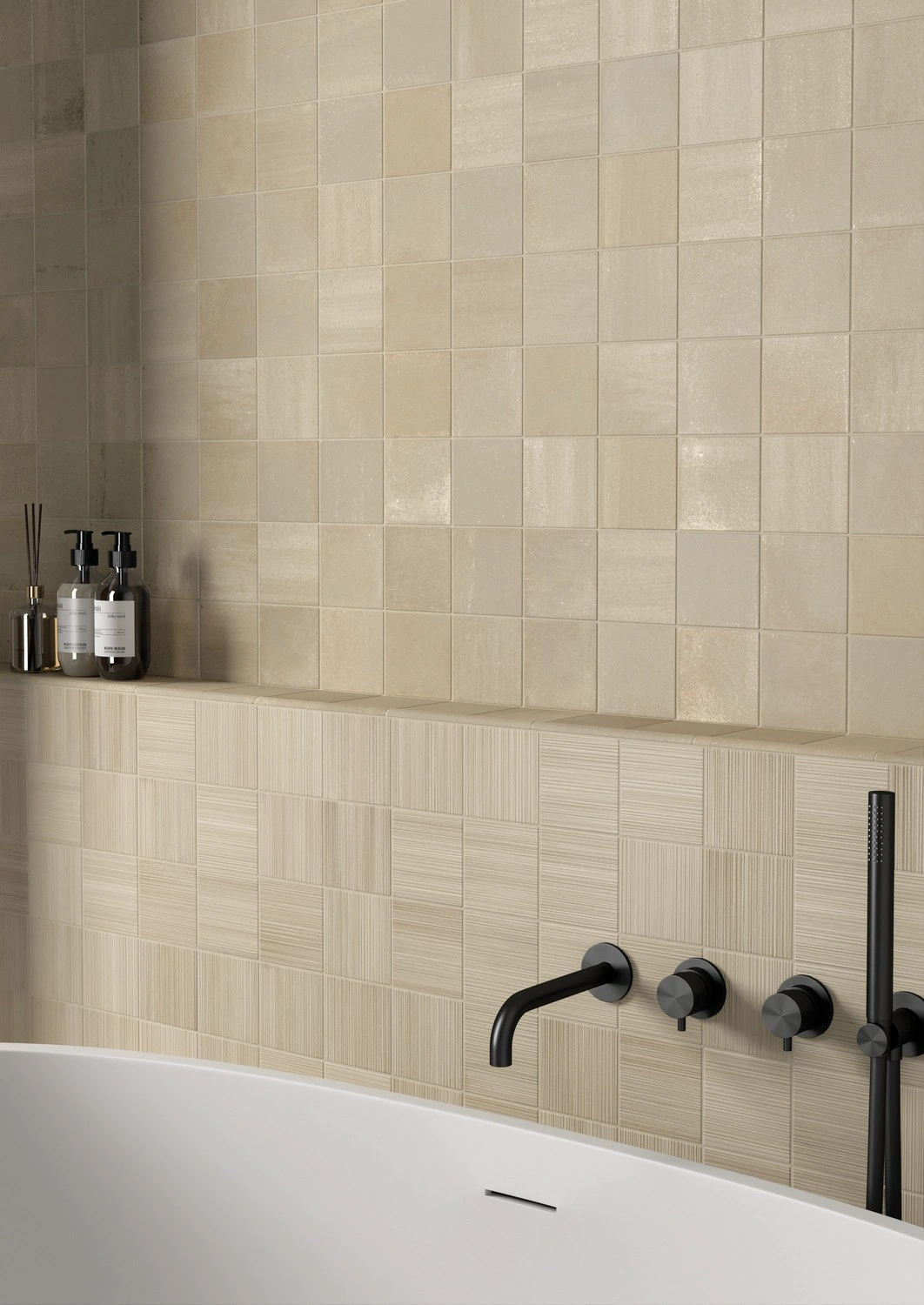 керамогранит EQUIPE HIKARI FAWN DECOR 10х10 EQ-5, фото 3