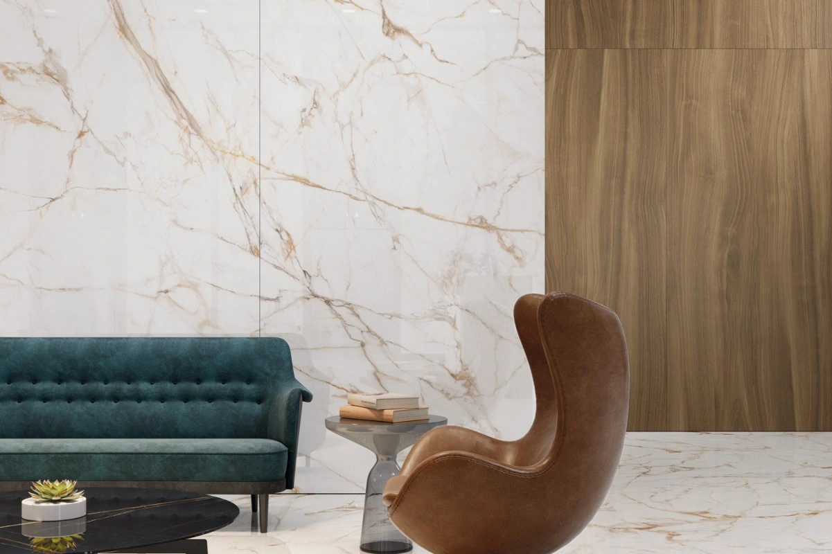 керамогранит Xlight by Porcelanosa PORCELANOSA XLIGHT CALACATTA GOLD 01 NATURE 120х270 G-2701, фото 3