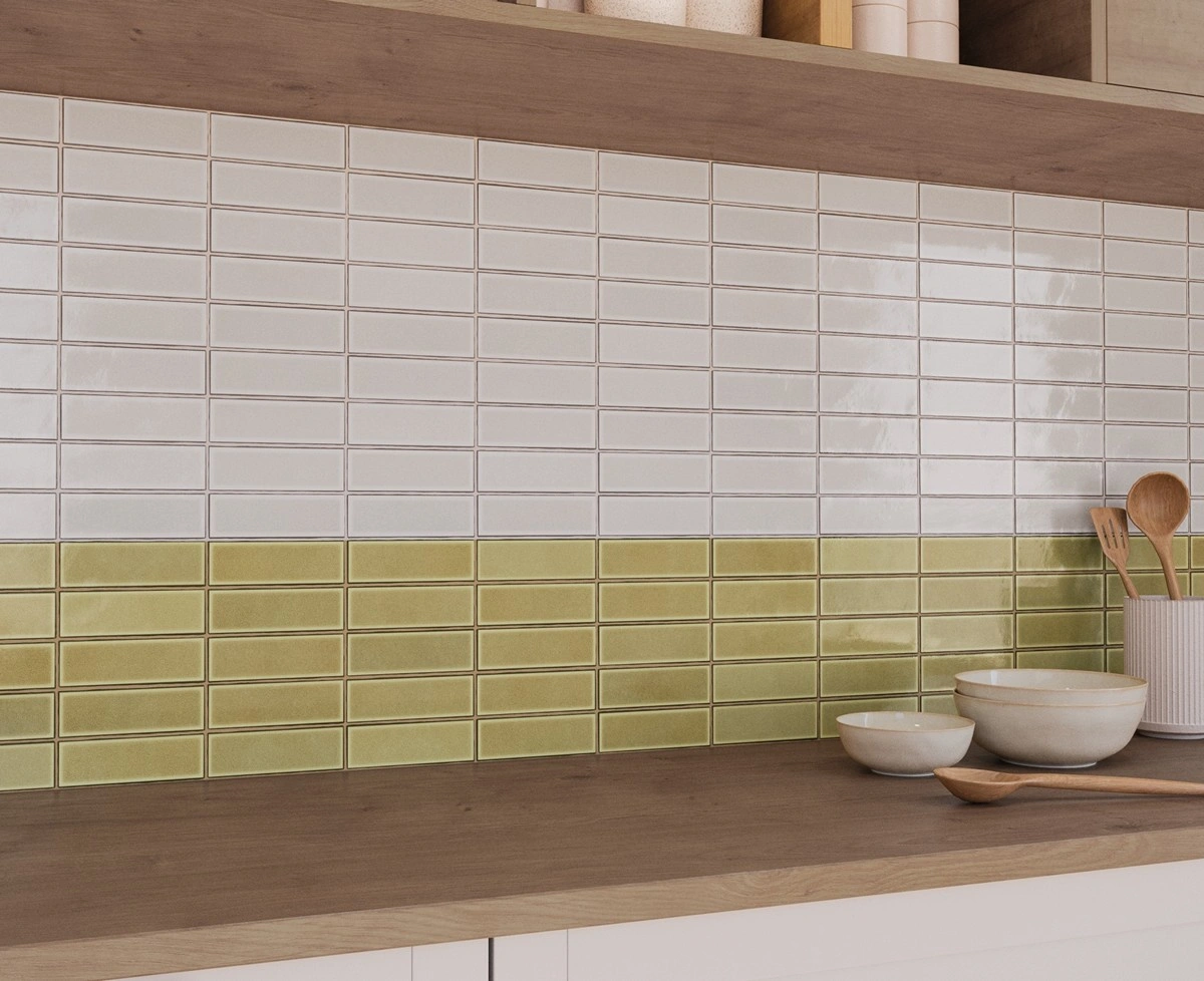 керамогранит EQUIPE NARA LICHEN GREEN 5х15 EQ-10D, фото 3