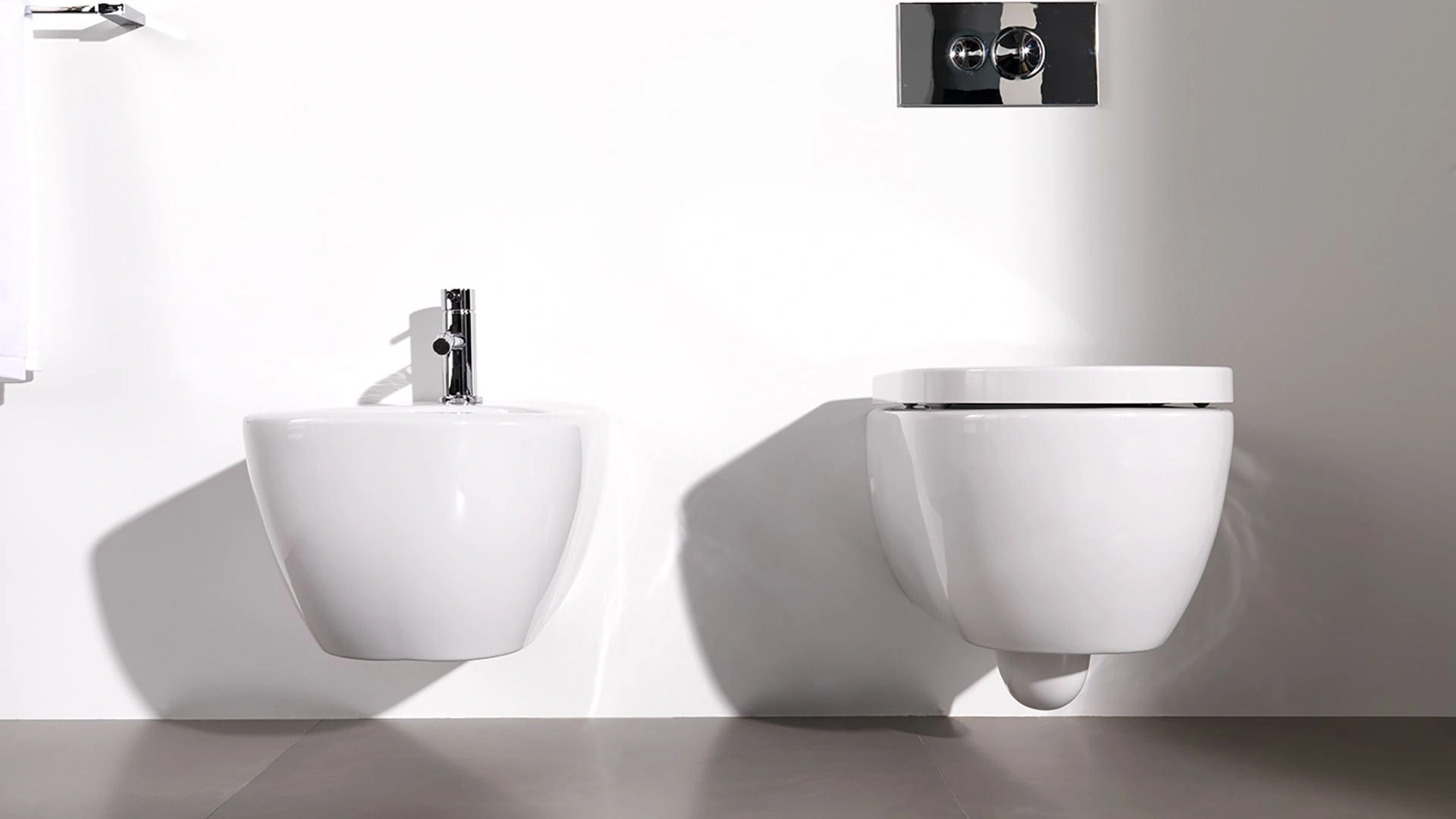 NOKEN ARQUITECT Унитаз подвесной rimless, с креплениями, 540х360 мм, белый, фото 6