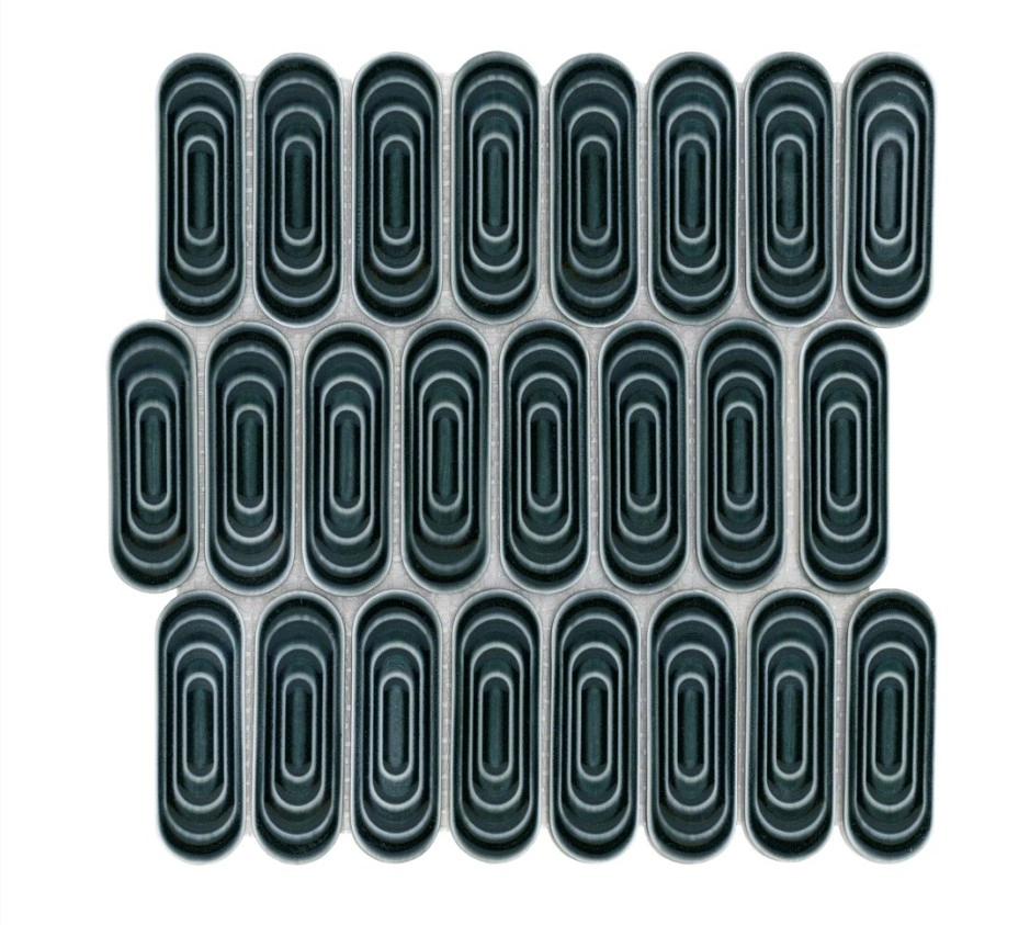 мозаика L'Antic Colonial LANTIC OVAL NAVY 25.6х26.5
